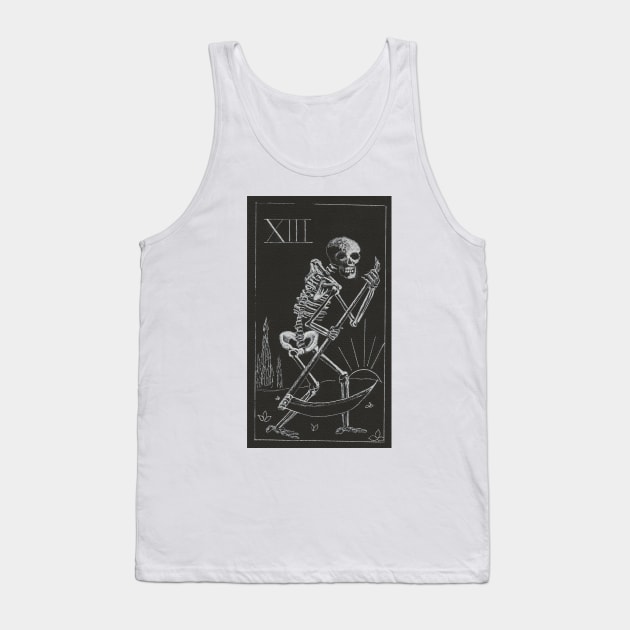 Death Tarot Tank Top by Proptologist